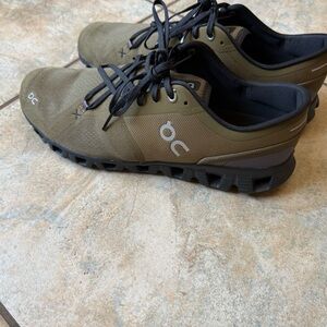 On Cloud x3 Men's Olive Athletic Shoes